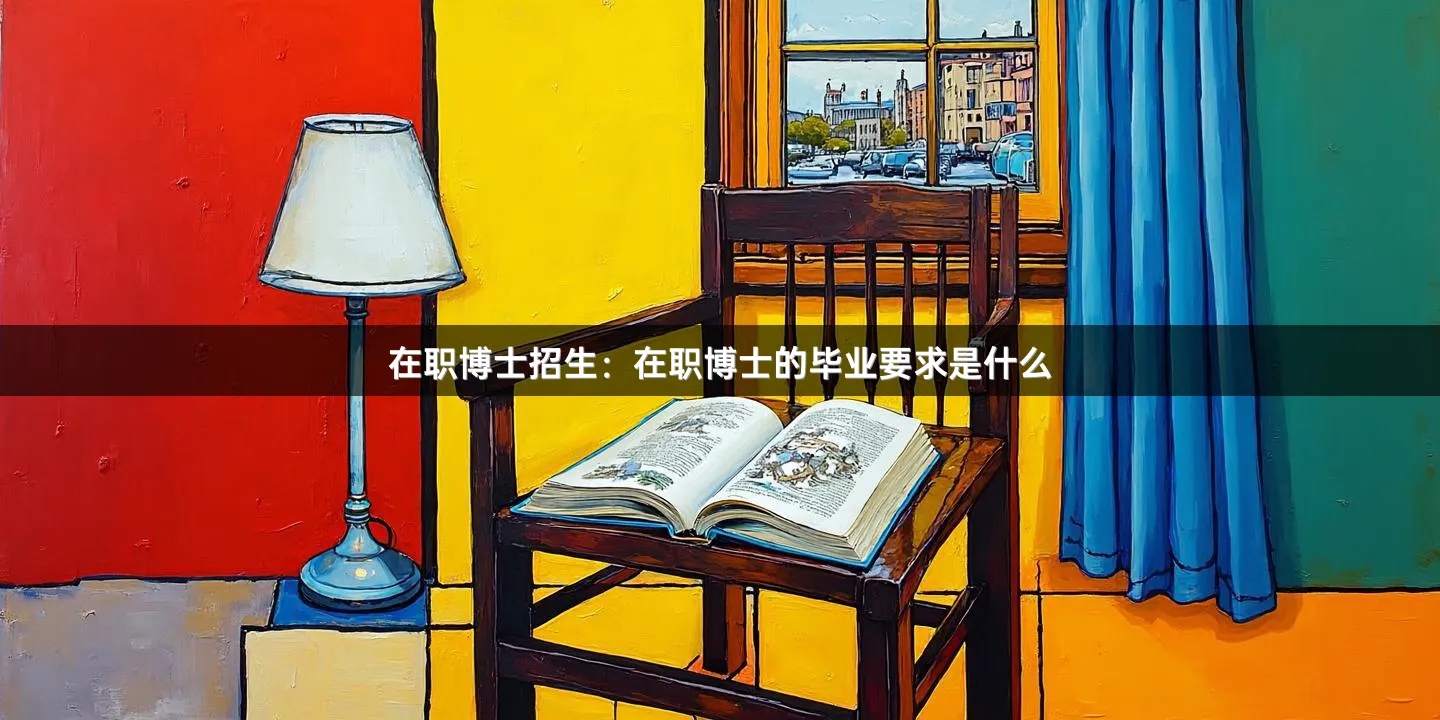 在职博士招生:在职博士的毕业要求是什么