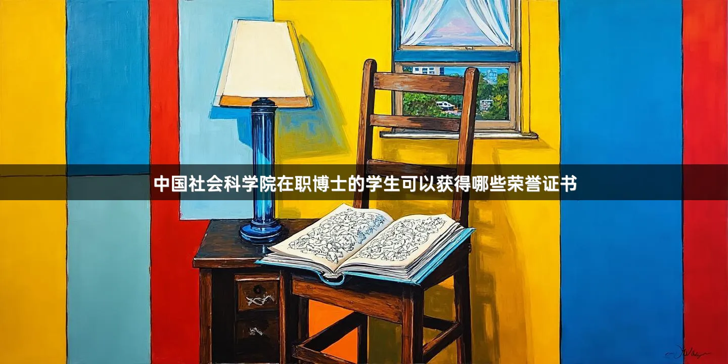 中国社会科学院在职博士的学生可以获得哪些荣誉证书