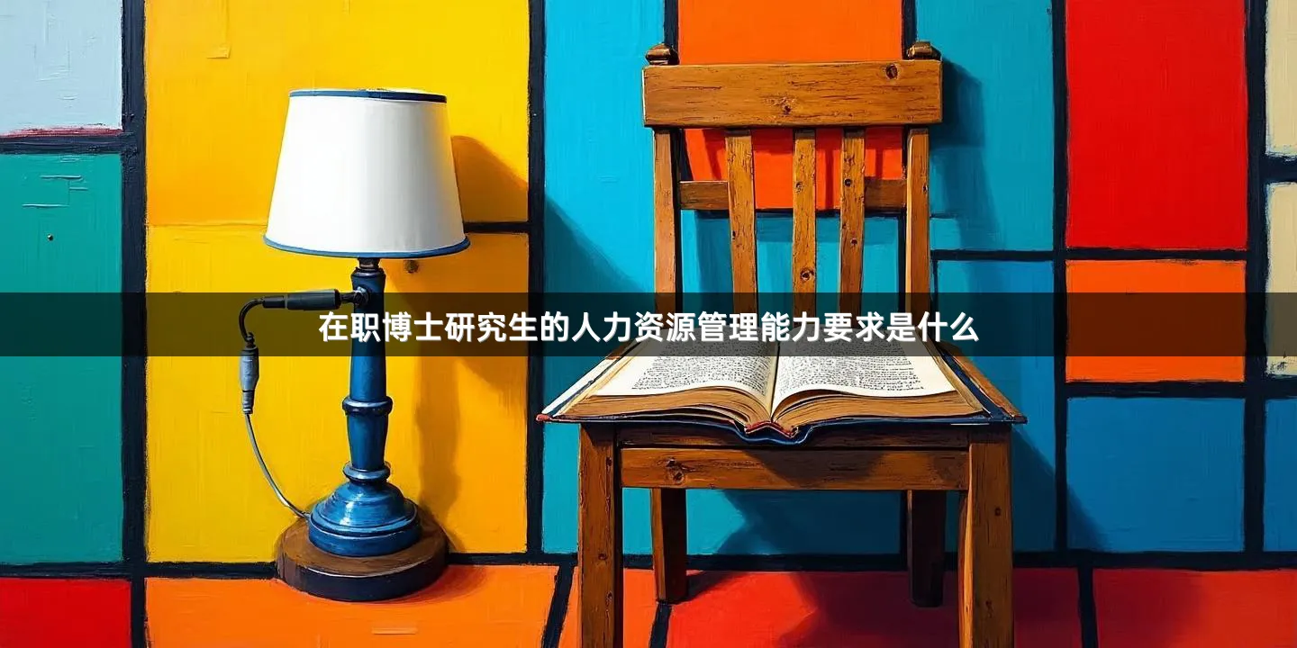 在职博士研究生的人力资源管理能力要求是什么