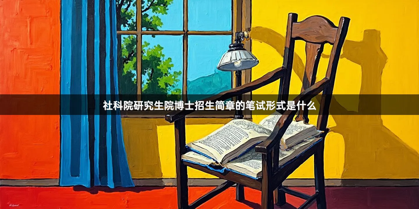 社科院研究生院博士招生简章的笔试形式是什么