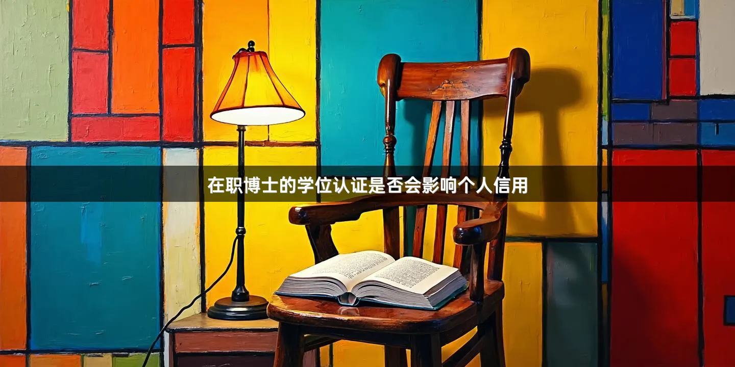 在职博士的学位认证是否会影响个人信用