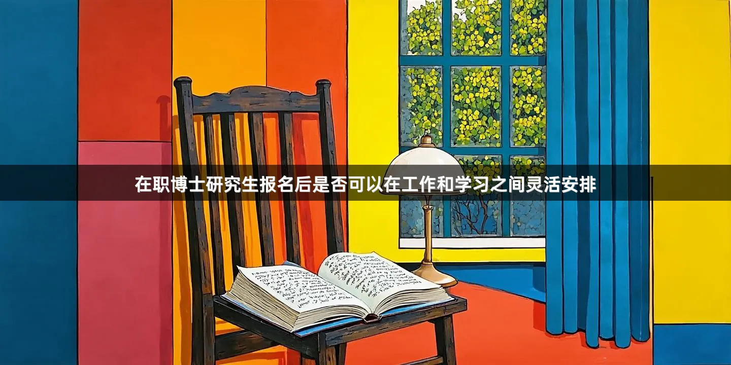 在职博士研究生报名后是否可以在工作和学习之间灵活安排