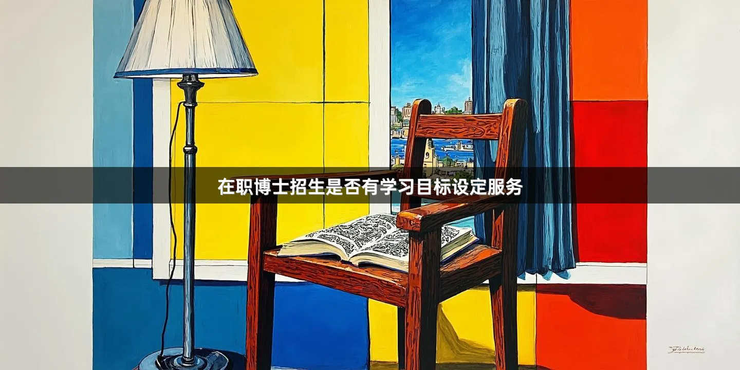在职博士招生是否有学习目标设定服务