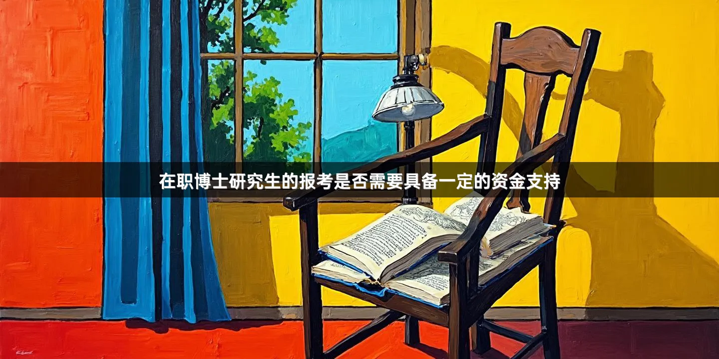 在职博士研究生的报考是否需要具备一定的资金支持