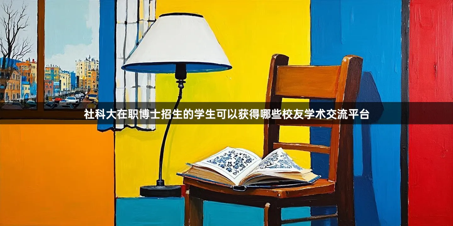 社科大在职博士招生的学生可以获得哪些校友学术交流平台