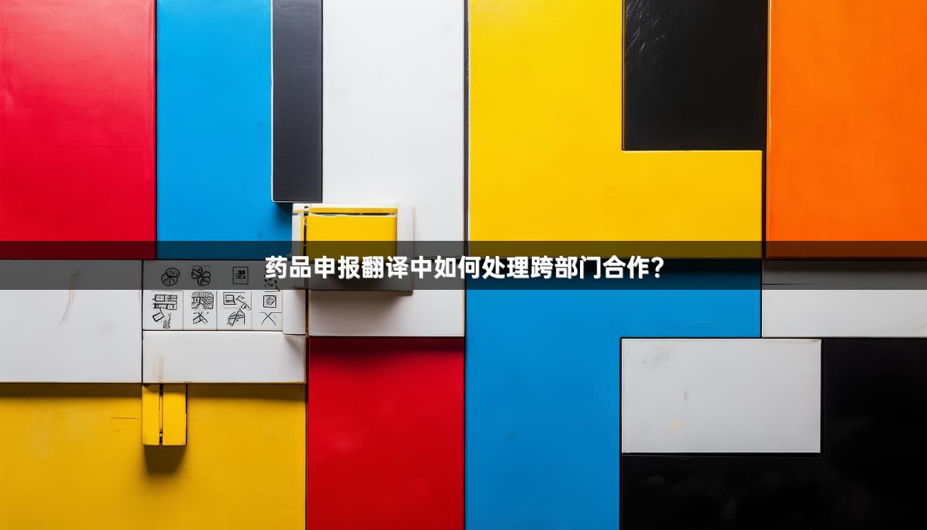 药品申报翻译中如何处理跨部门合作？_1