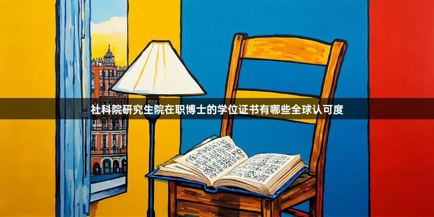 社科院研究生院在职博士的学位证书有哪些全球认可度