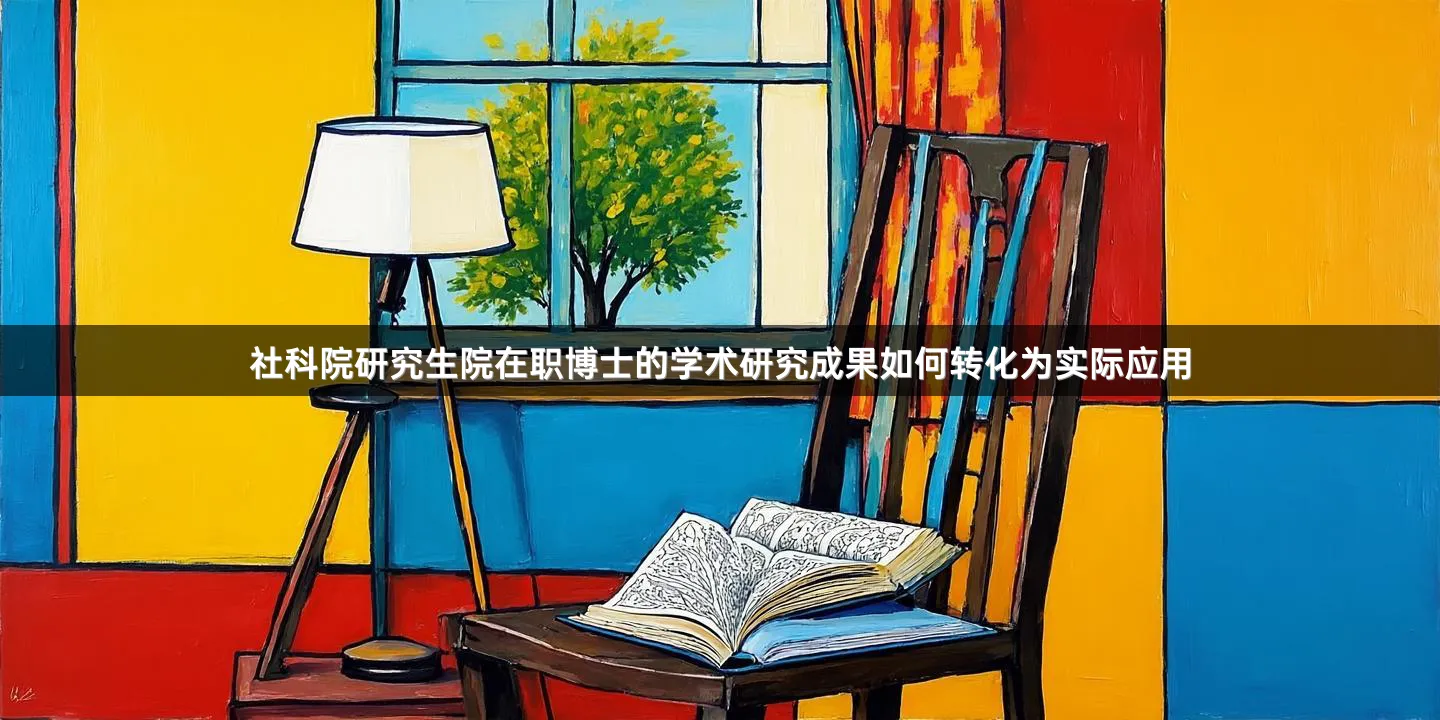 社科院研究生院在职博士的学术研究成果如何转化为实际应用