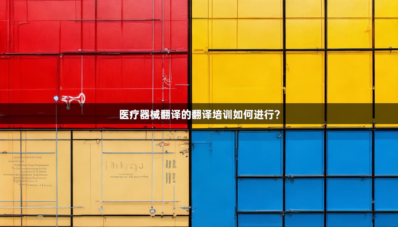 医疗器械翻译的翻译培训如何进行？