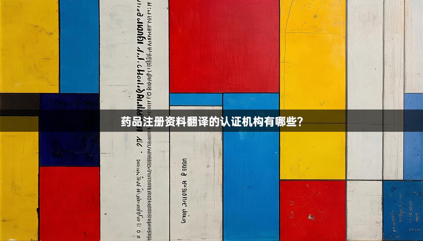 药品注册资料翻译的认证机构有哪些？
