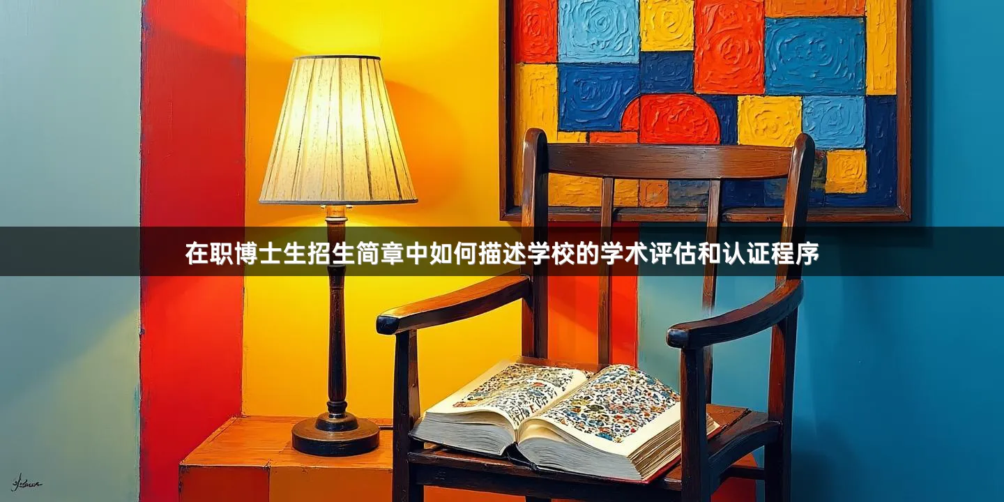 在职博士生招生简章中如何描述学校的学术评估和认证程序