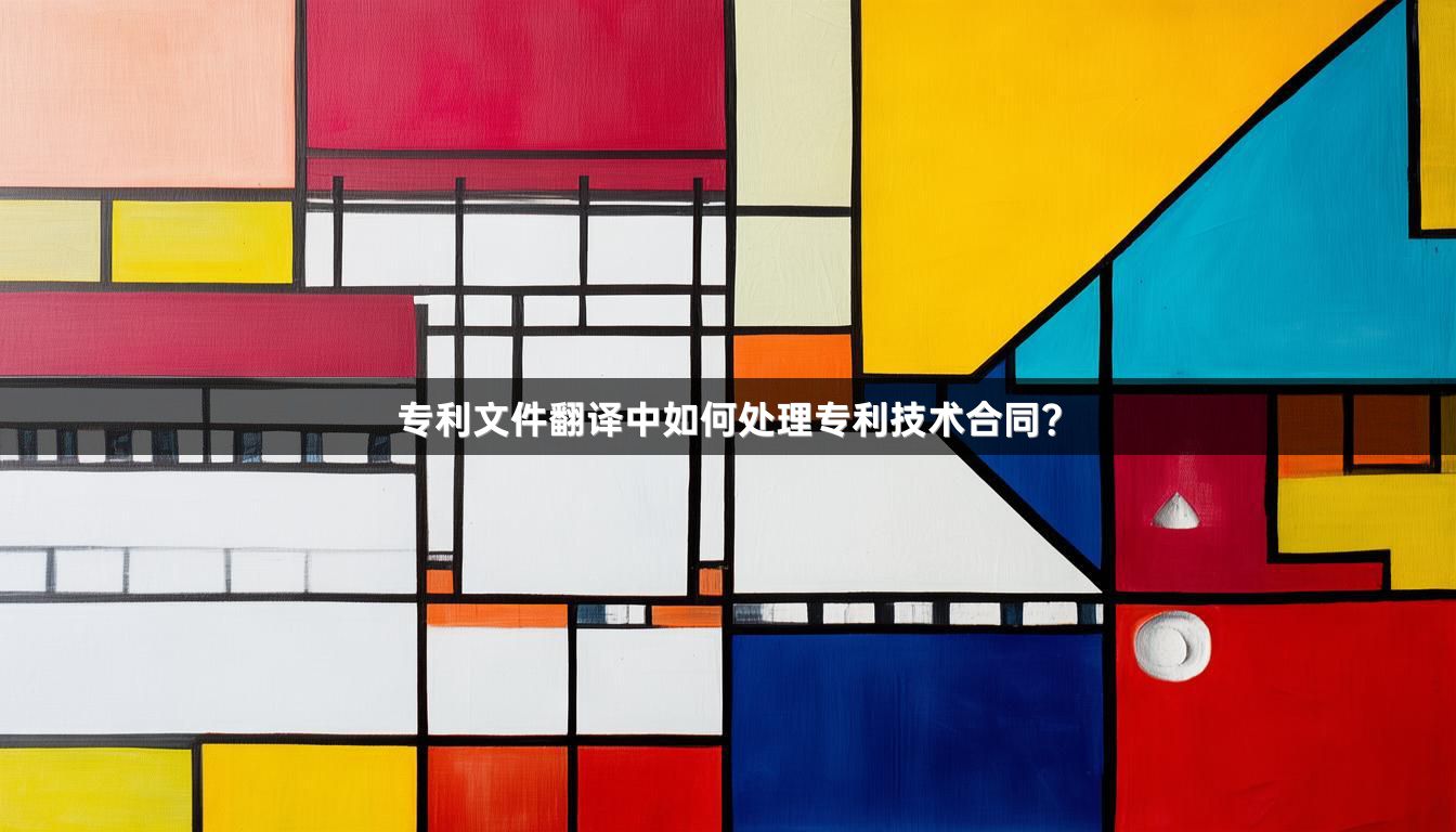 专利文件翻译中如何处理专利技术合同？