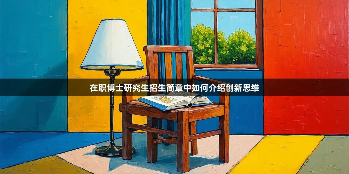 在职博士研究生招生简章中如何介绍创新思维
