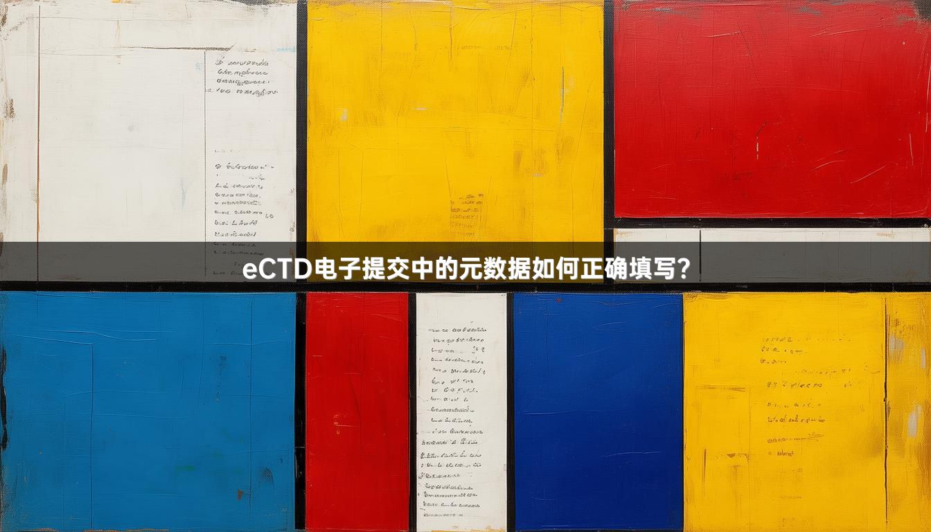 eCTD电子提交中的元数据如何正确填写？