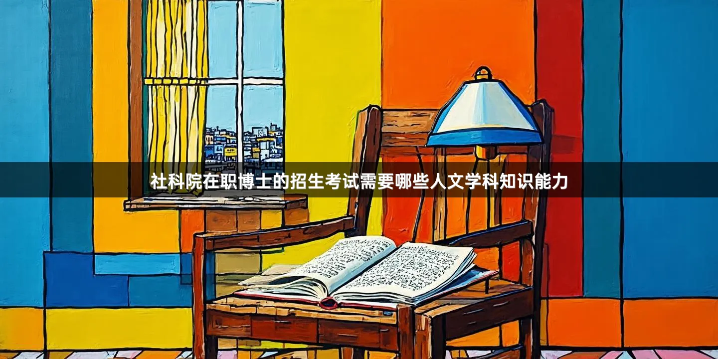 社科院在职博士的招生考试需要哪些人文学科知识能力
