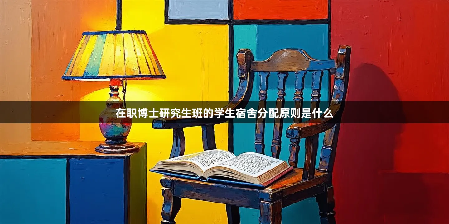 在职博士研究生班的学生宿舍分配原则是什么