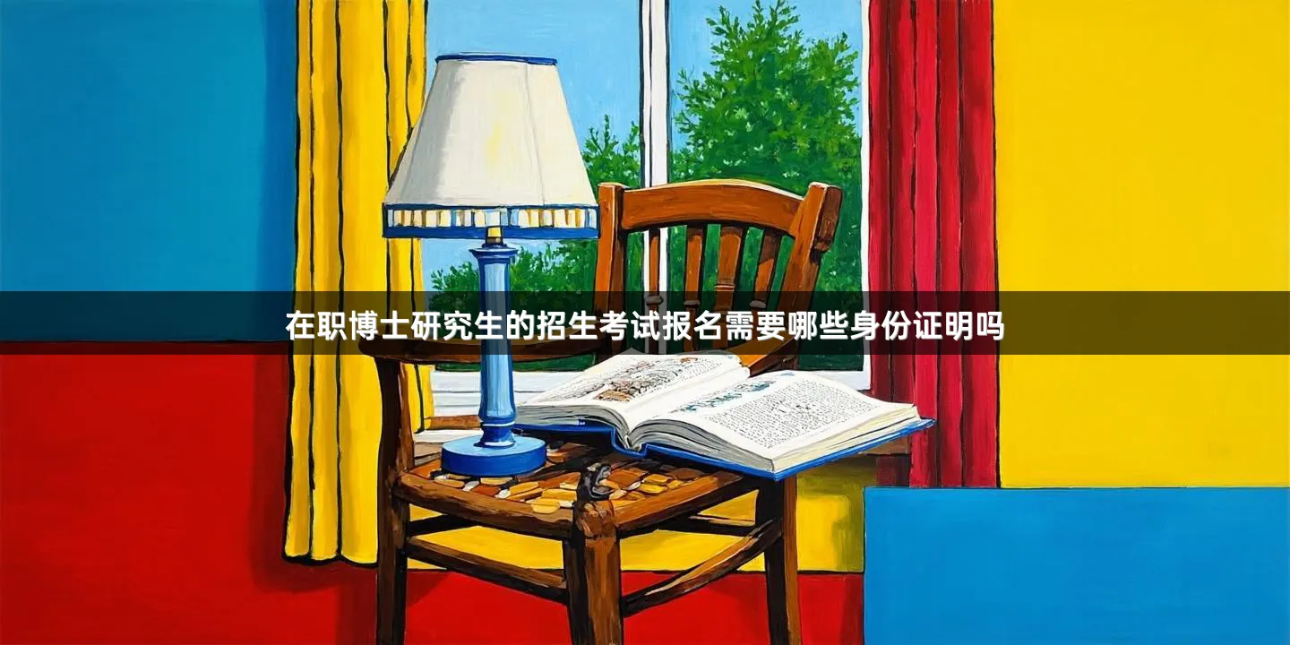 在职博士研究生的招生考试报名需要哪些身份证明吗