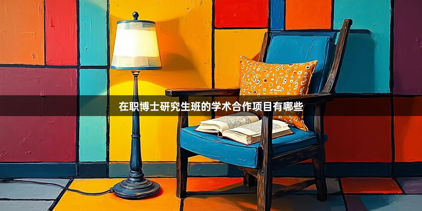 在职博士研究生班的学术合作项目有哪些