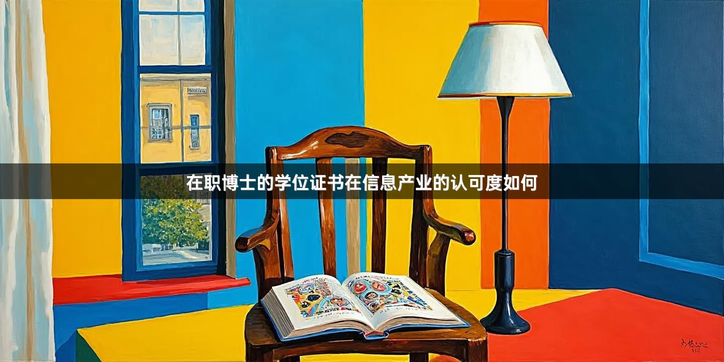 在职博士的学位证书在信息产业的认可度如何
