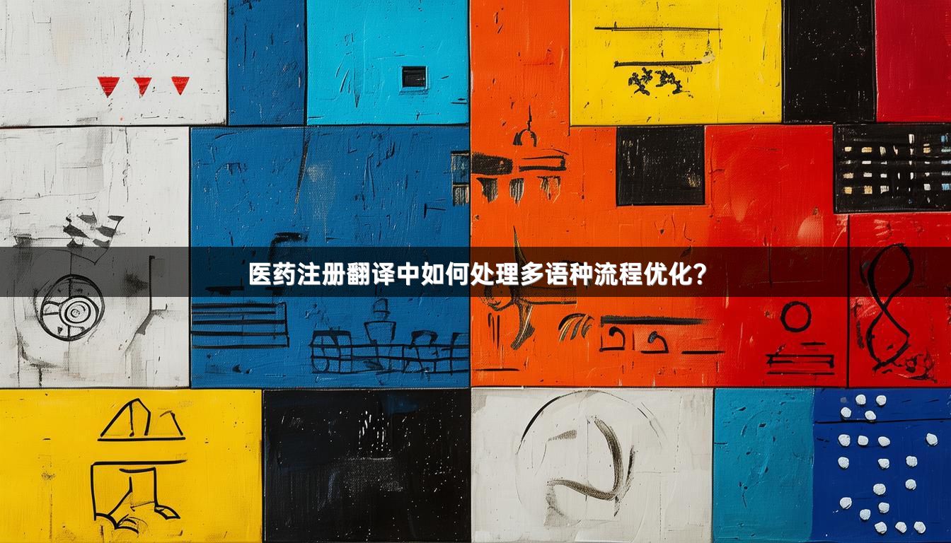 医药注册翻译中如何处理多语种流程优化？