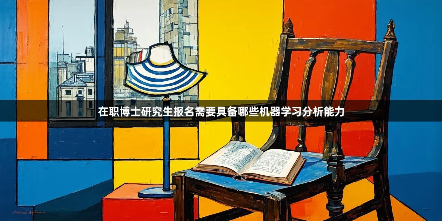 在职博士研究生报名需要具备哪些机器学习分析能力