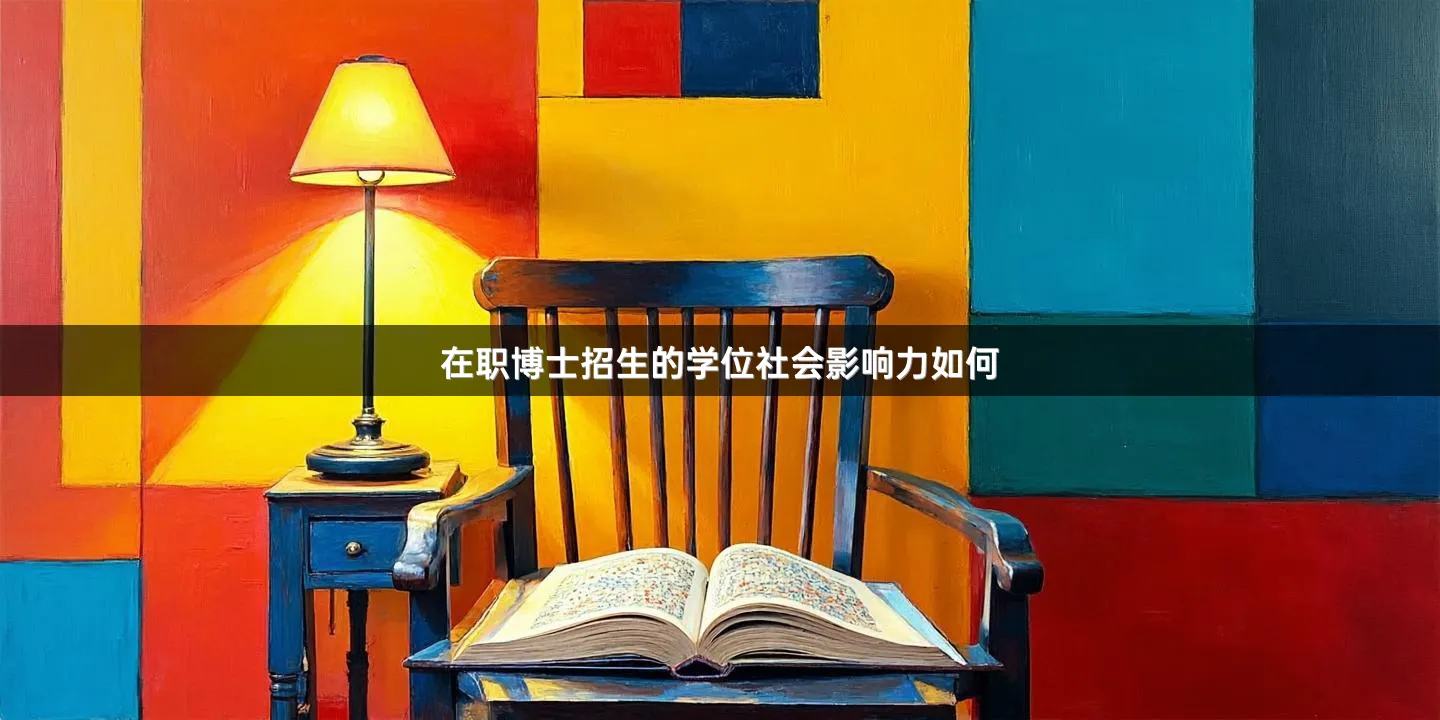 在职博士招生的学位社会影响力如何