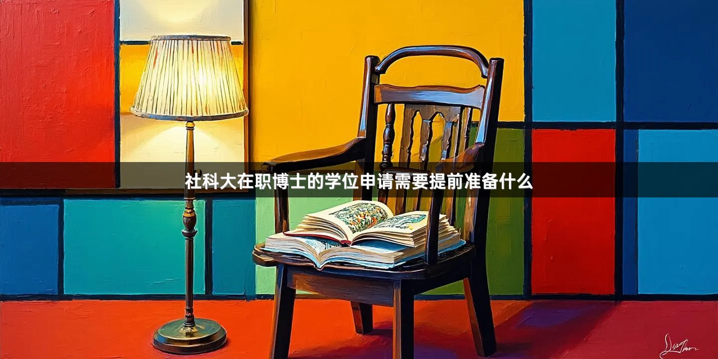 社科大在职博士的学位申请需要提前准备什么