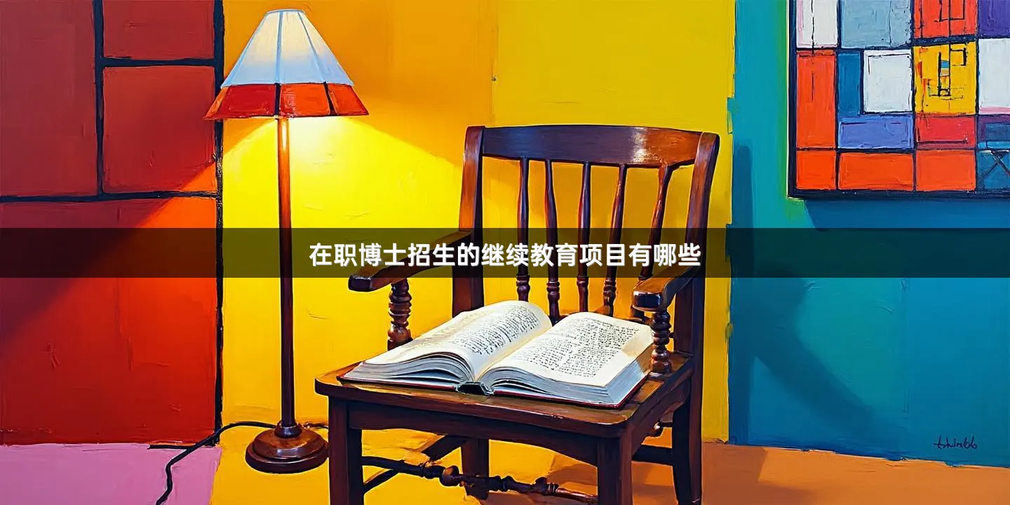 在职博士招生的继续教育项目有哪些
