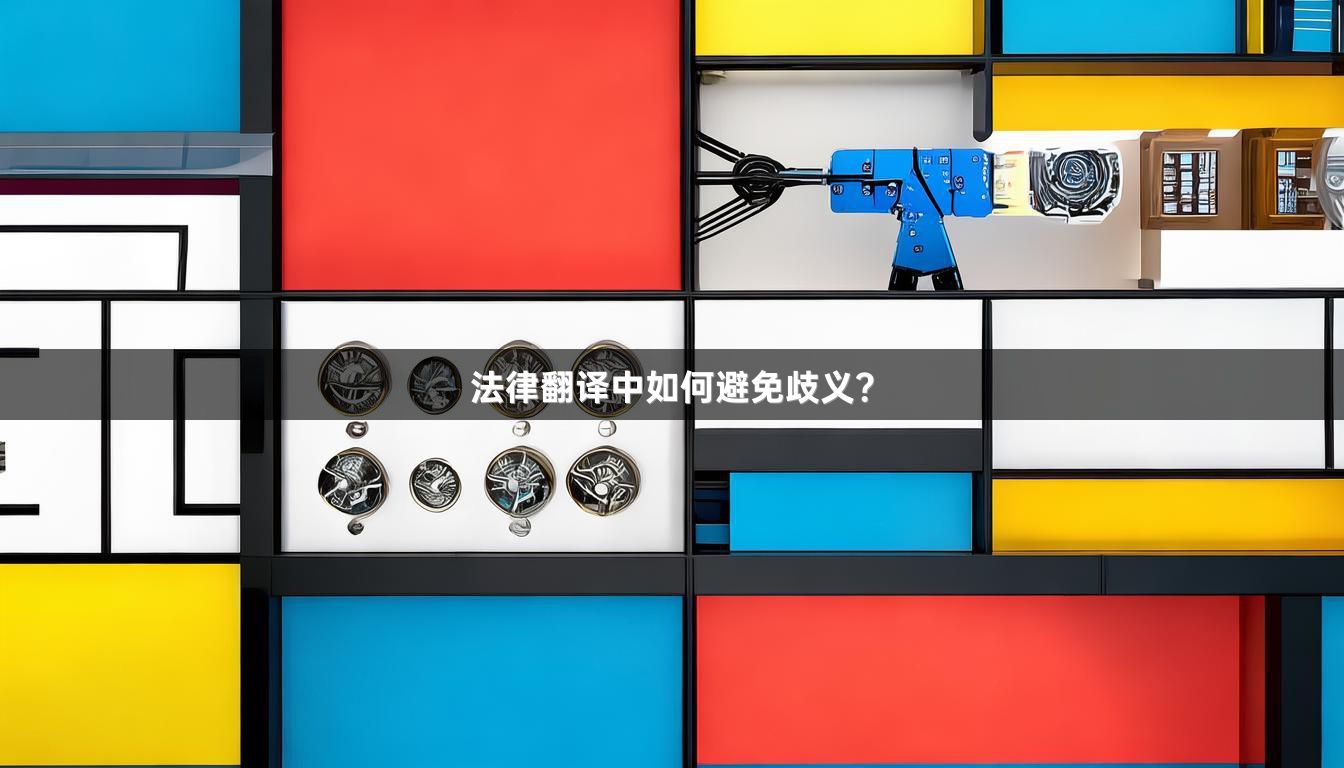 法律翻譯中如何避免歧義？
