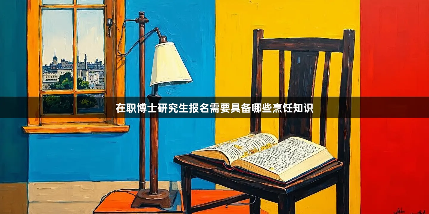 在职博士研究生报名需要具备哪些烹饪知识