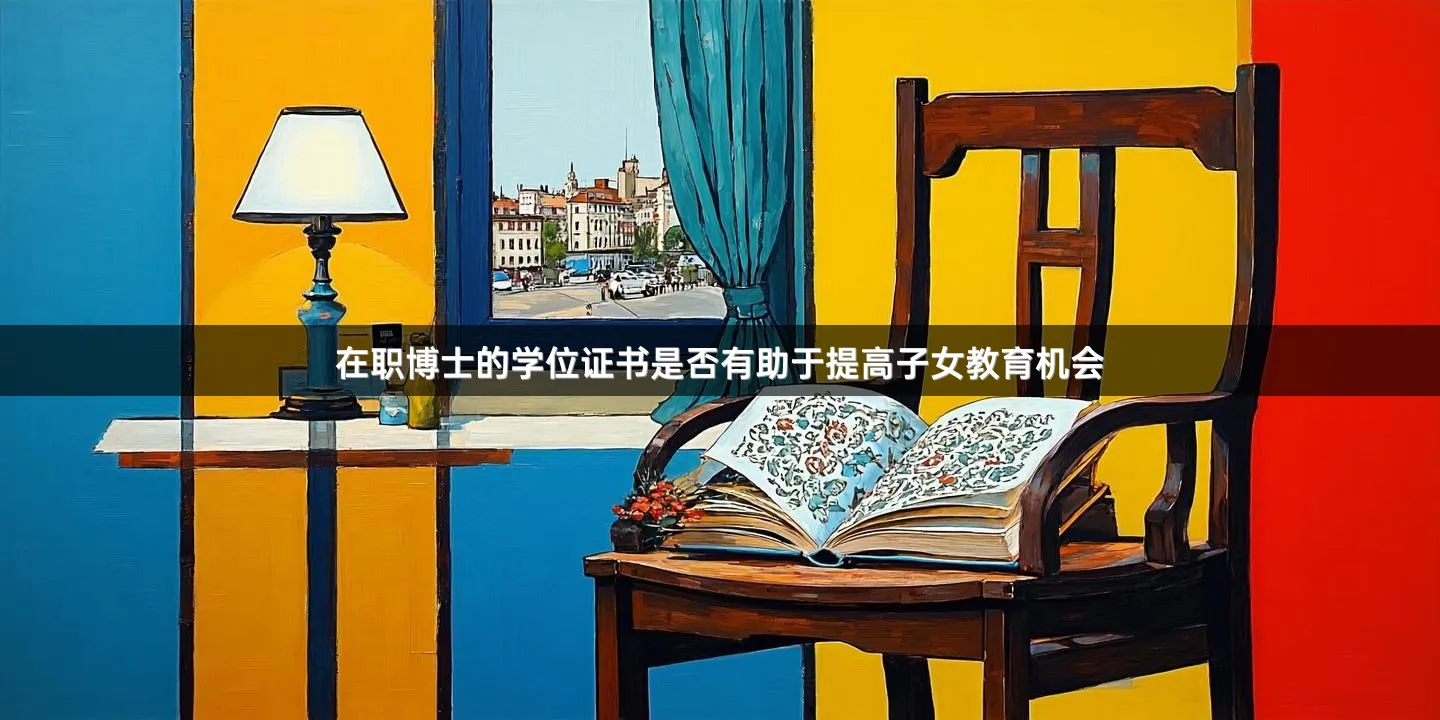 在职博士的学位证书是否有助于提高子女教育机会
