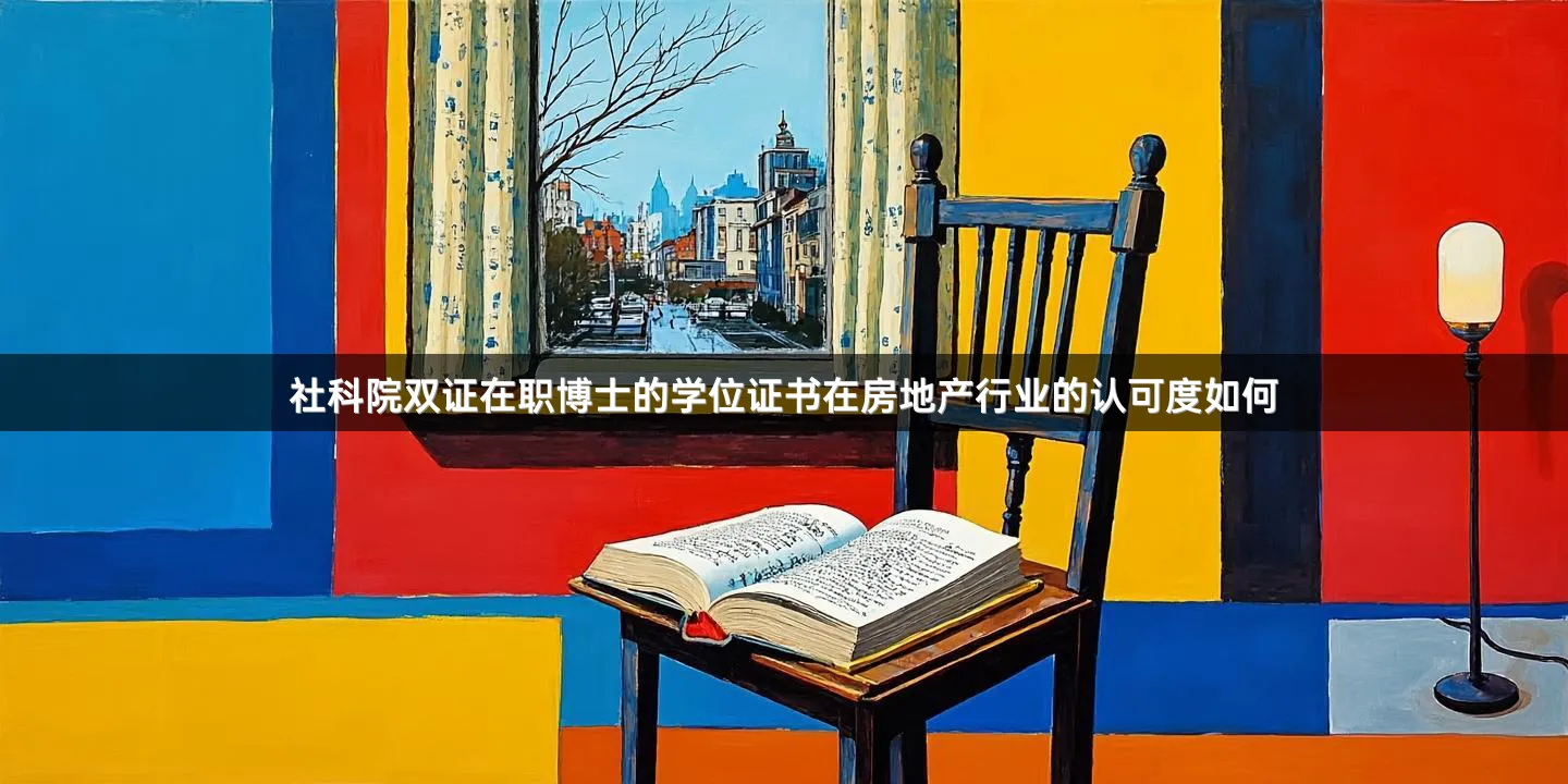 社科院双证在职博士的学位证书在房地产行业的认可度如何