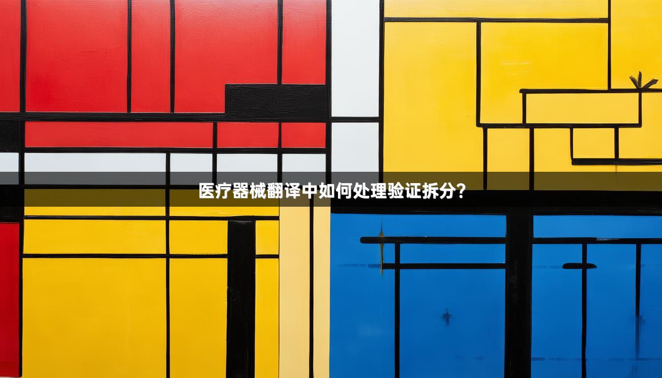 医疗器械翻译中如何处理验证拆分？_1