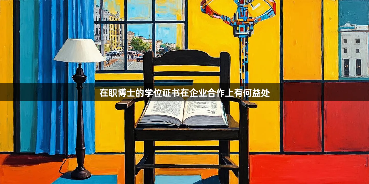 在职博士的学位证书在企业合作上有何益处