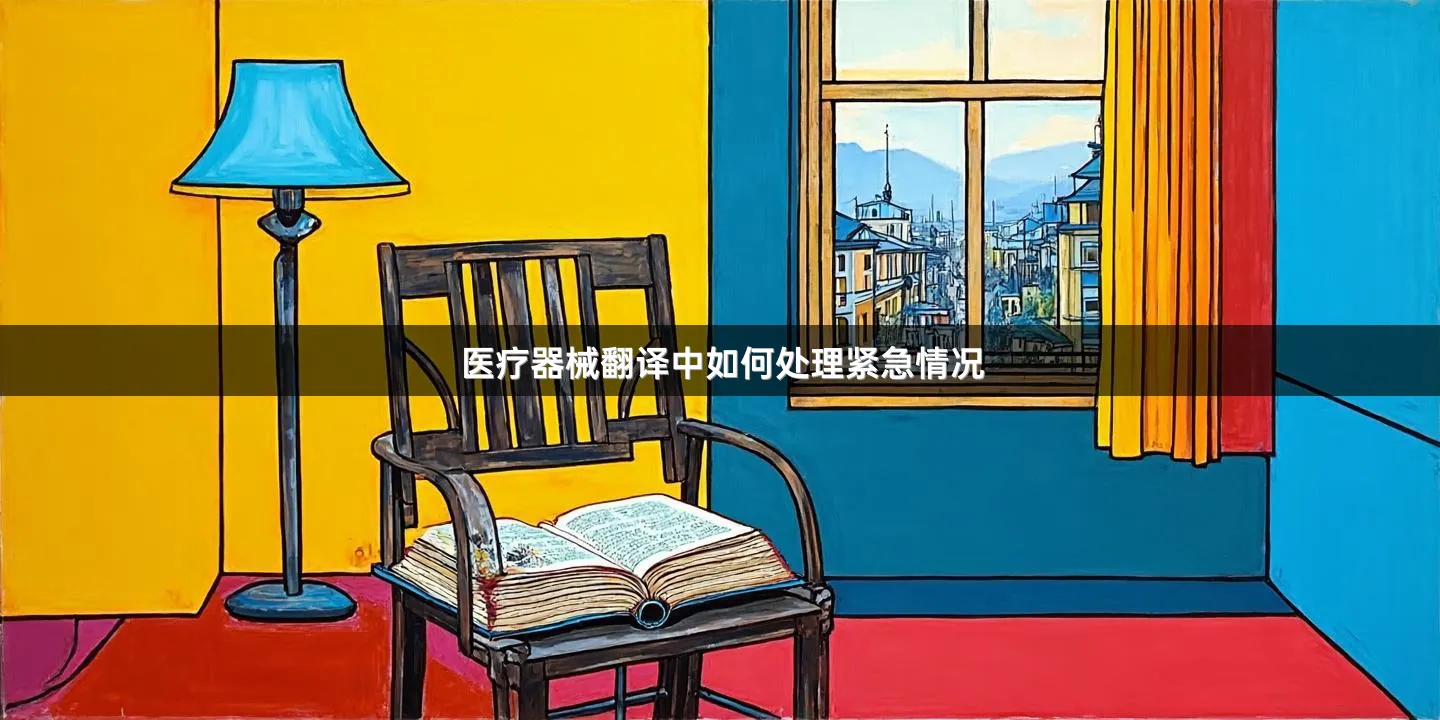 醫(yī)療器械翻譯中如何處理緊急情況