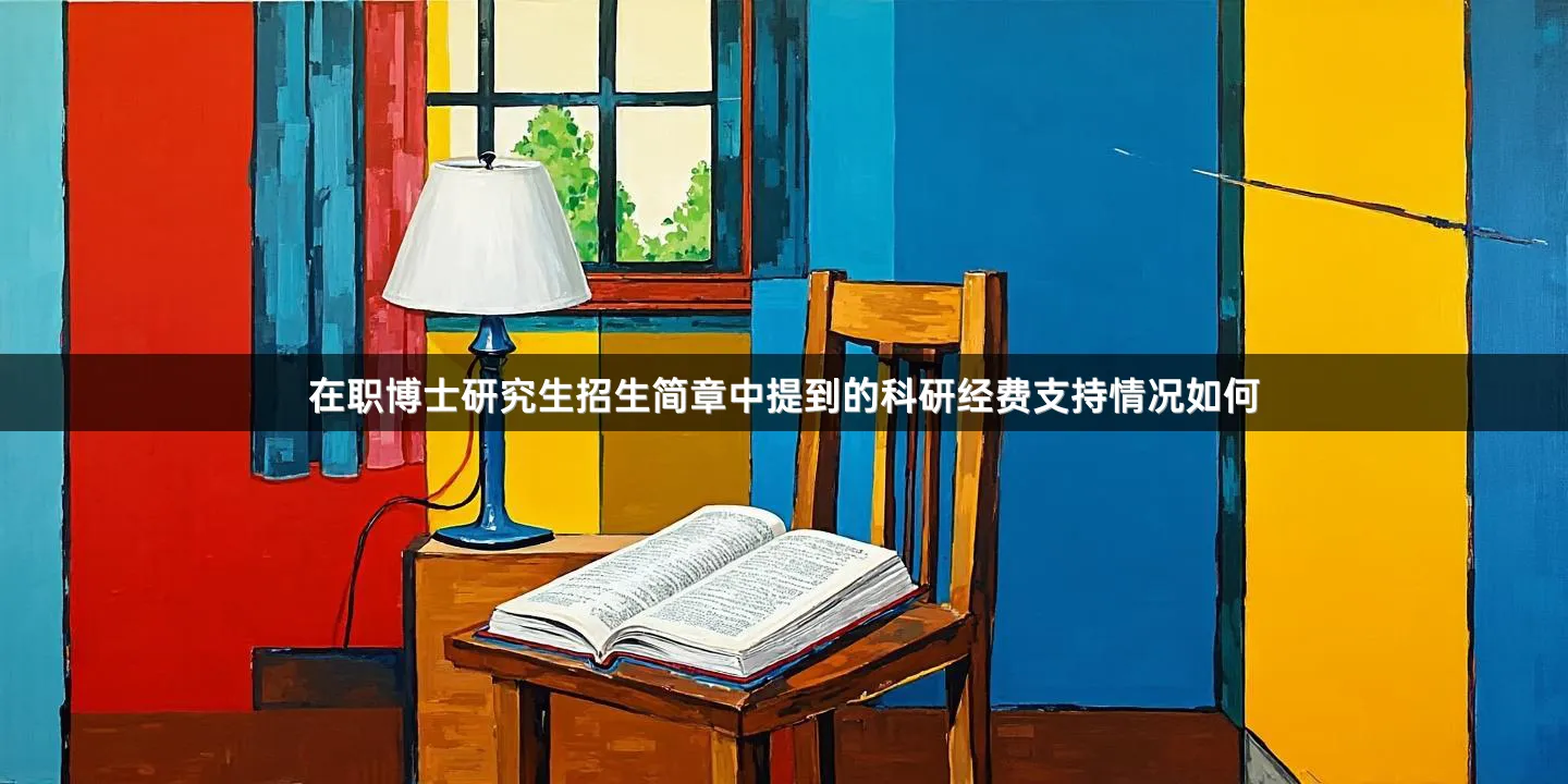 在职博士研究生招生简章中提到的科研经费支持情况如何