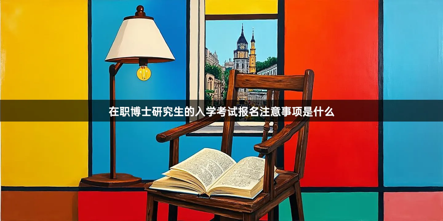 在职博士研究生的入学考试报名注意事项是什么
