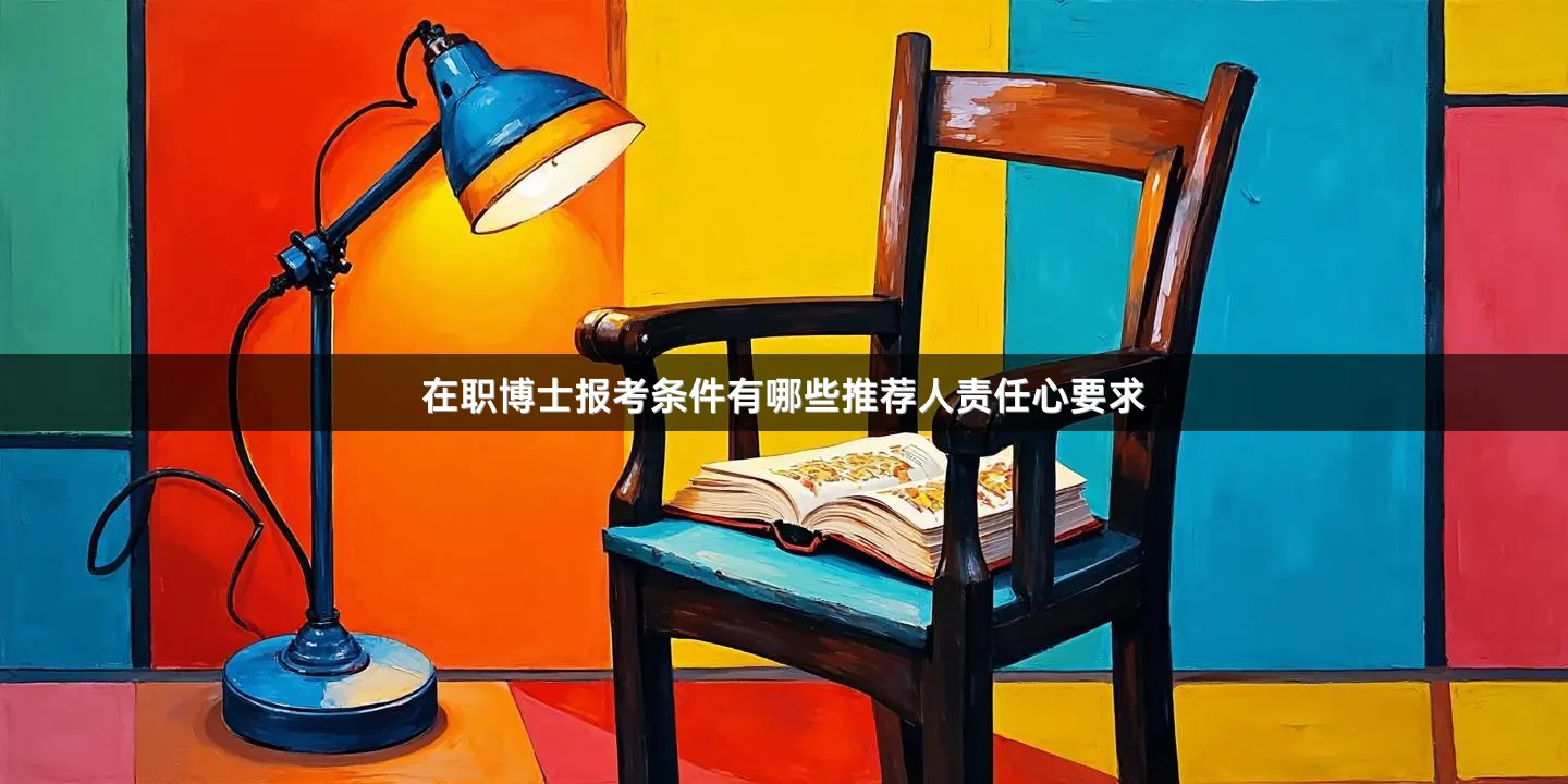在职博士报考条件有哪些推荐人责任心要求