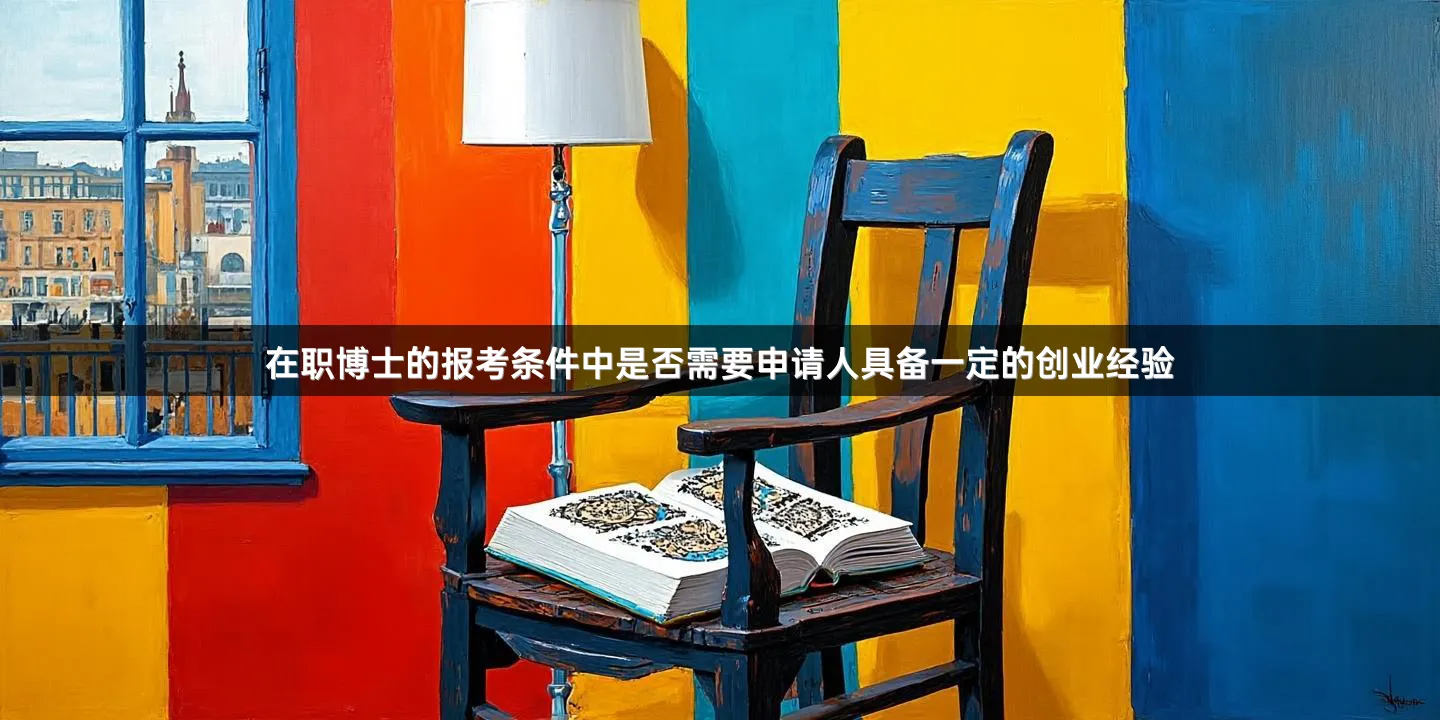 在职博士的报考条件中是否需要申请人具备一定的创业经验