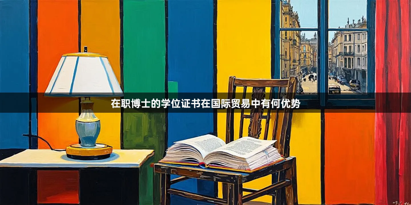 在职博士的学位证书在国际贸易中有何优势