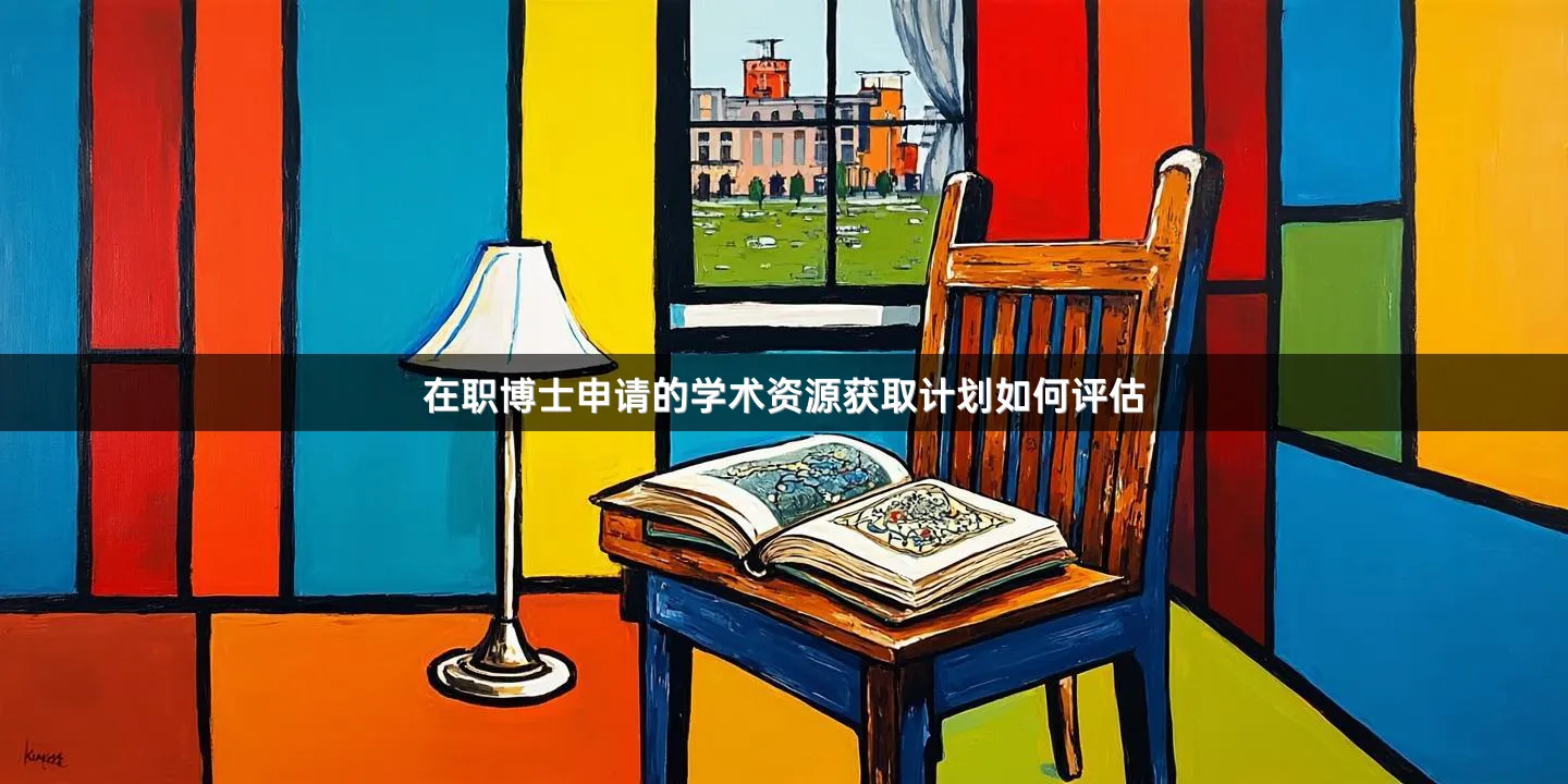 在职博士申请的学术资源获取计划如何评估