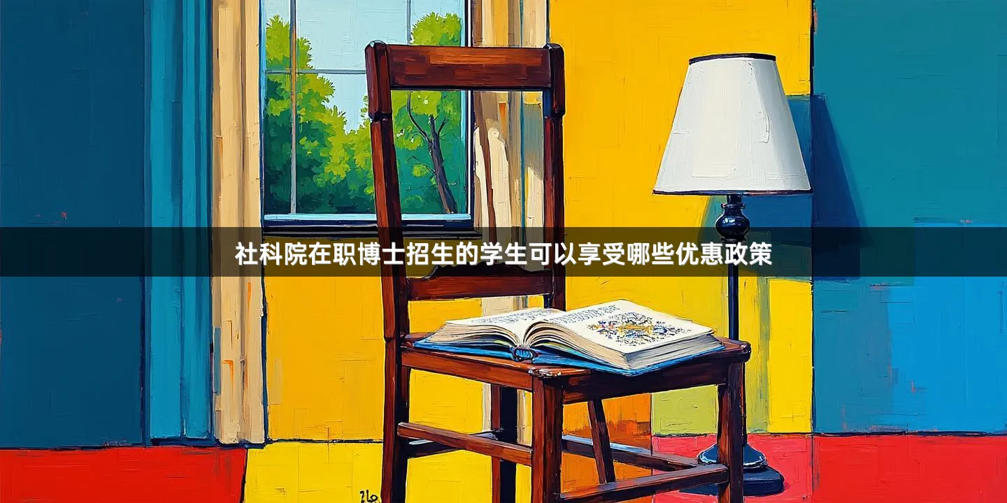 社科院在职博士招生的学生可以享受哪些优惠政策