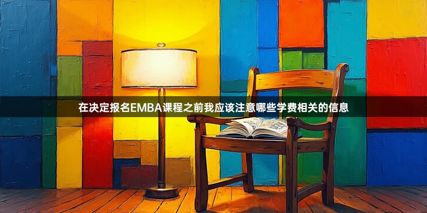 在决定报名EMBA课程之前我应该注意哪些学费相关的信息
