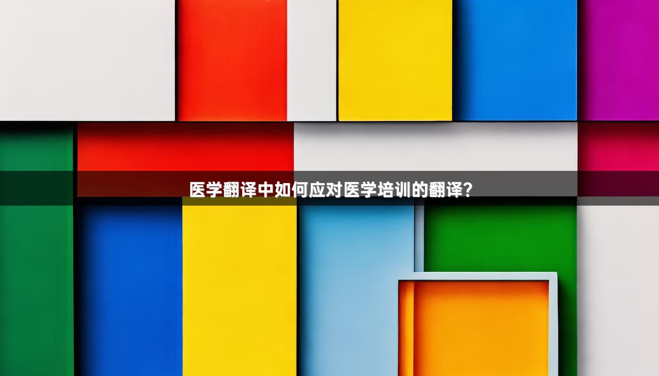 医学翻译中如何应对医学培训的翻译？