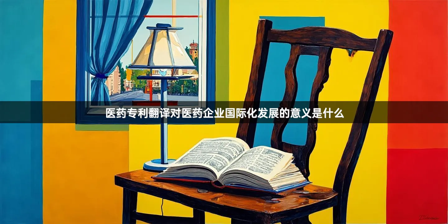 医药专利翻译对医药企业国际化发展的意义是什么