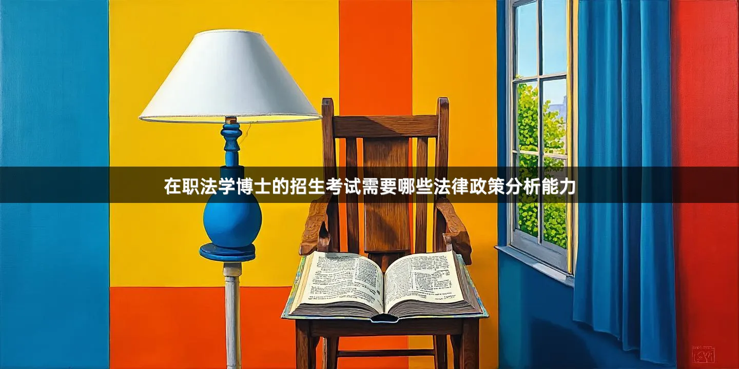 在职法学博士的招生考试需要哪些法律政策分析能力