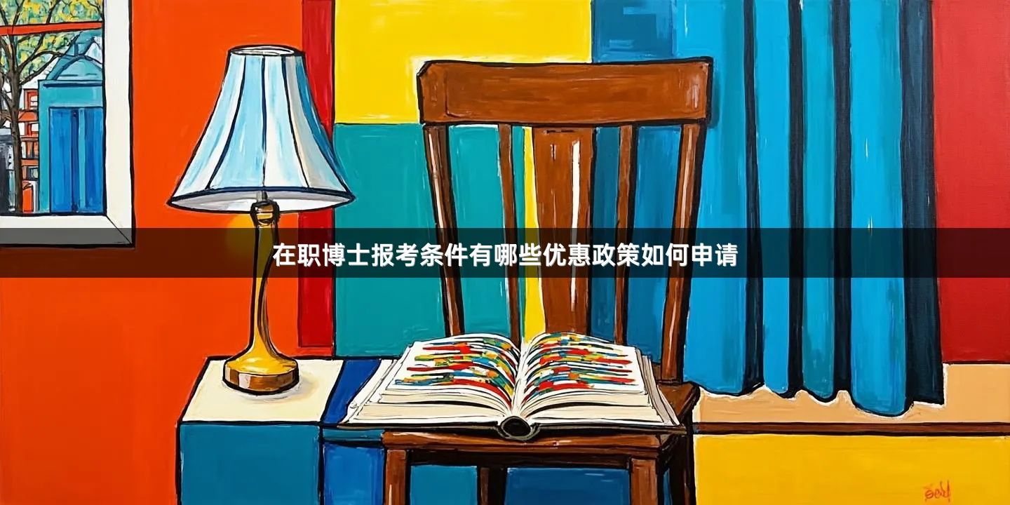 在职博士报考条件有哪些优惠政策如何申请