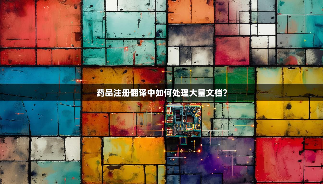 药品注册翻译中如何处理大量文档？