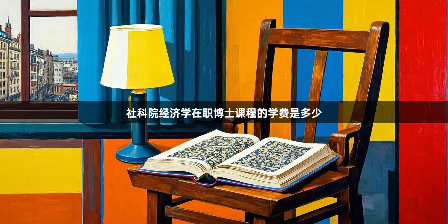 社科院经济学在职博士课程的学费是多少