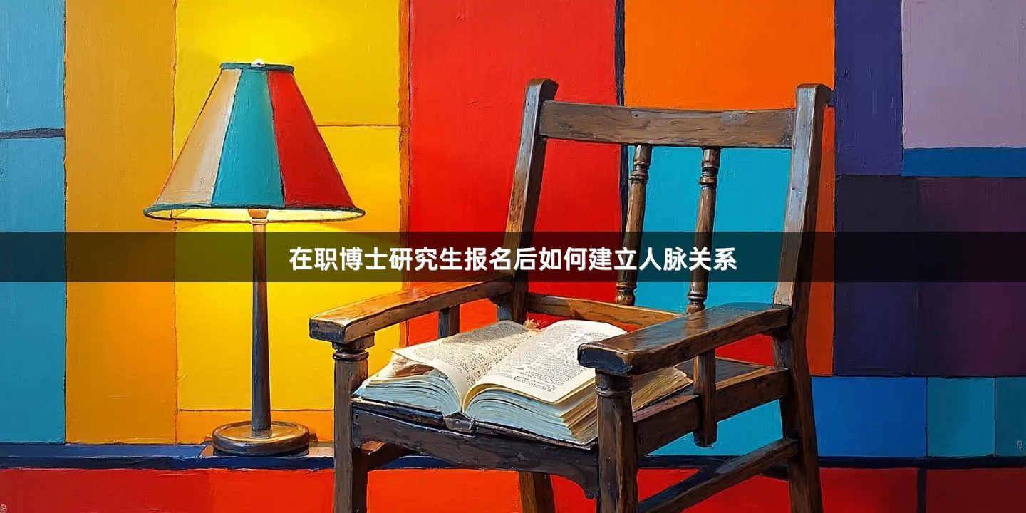 在职博士研究生报名后如何建立人脉关系